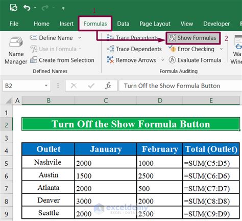 [Fixed!]: Excel Formula Not Showing Correct Result (8 .